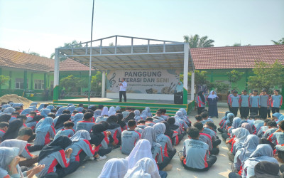 Aksi Kocak hingga Menegangkan Warnai Lomba HUT RI ke-81 di MTsN 2 Lampung Tengah