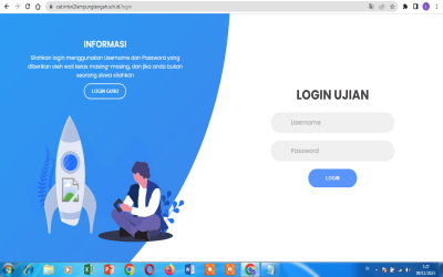 Ujian Siswa dalam Bentuk CBT: Langkah MTsN 2 Lampung Tengah dalam Menghadapi Era Kemajuan Teknologi